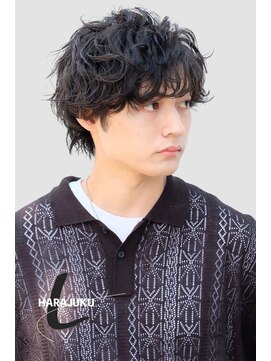 ラレイ ハラジュク(Lalei harajuku) スパイラルパーマメンズカットメンズパーマツイストスパイラル