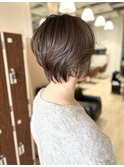 大人アッシュブラウン×ショートレイヤー