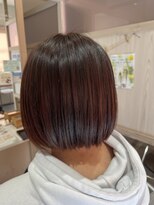 クルム(KURUMU)&nbsp;ボブ×レッドブラウン