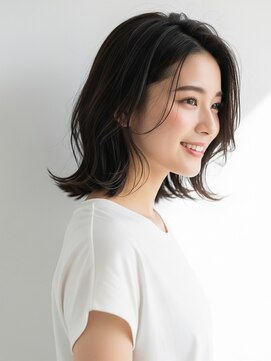 ピュア プレイス ラボ(PURE PLACE LABO) 【PURE PLACE×北島】 外ハネスタイル×ミディアムヘア