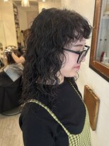 キキ(kiki)&nbsp;【shiori】オン眉くるくるプードルパーマ♪