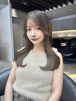 ロンド ロワール 門前仲町(Lond Loire)&nbsp;韓国レイヤーカット/くびれ巻き/前髪顔周り/セミディ[門前仲町]