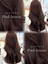 アマトウキョウスマートサロン(AMA TOKYO×Smart Salon)&nbsp;韓国ヘア　透明感カラー　ピンクブラウン
