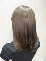 ルノン(LUNON) ハイライトカラーくびれヘアアプリコットオレンジ