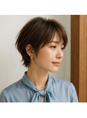 美フォルムショートレイヤー　20代 30代 40代 50代 60代髪質改善