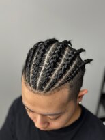 アーバンスタジオトウキョウ 下北沢店(URBAN STUDIO TOKYO)&nbsp;地毛コーンロウ　　[特殊ヘア/下北沢/メンズサロン]