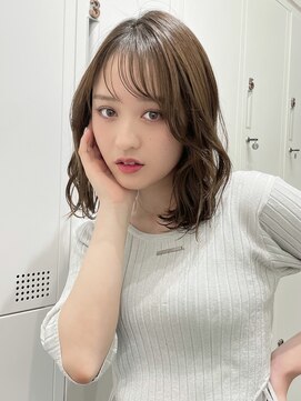 ロンド メリー 大宮(Lond merry) オリーブグレー/ボブ/顔周り/小顔/レイヤー/髪質改善/縮毛矯正