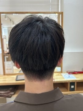 ナチュラル刈り上げマッシュ