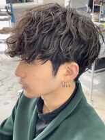 フィフス 栄(fifth)&nbsp;シャドウパーマツイストスパイラルパーマ刈り上げマッシュ