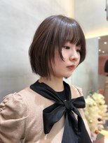 ロンドポレール 北千住(Lond polaire)&nbsp;ミルクティーブロンド/ワンホンレイヤー/韓国巻き/顔周りカット
