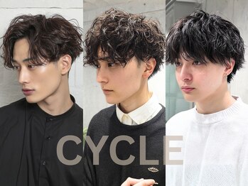 サイクル(CYCLE)の写真/《*流行のシャドウパーマ*》簡単スタイリングで、束感も◎パサツキがなく、質感良いスタイルに＊