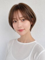 コヴァ バイ ボクノ 荻窪(COVA by bokuno)&nbsp;大人可愛い抜け感ある小顔ショート！耳掛け◎透明感抜群2
