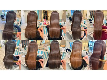 ソラ(SORA)の写真/橋本の髪質改善×縮毛矯正特化店なら理想が叶う♪本気の髪質改善トリートメントで艶々サラサラを長持ち!
