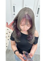 ジゼル ビエラ博多テラス店(GiseL)&nbsp;グレー×ラベンダー／デザインカラー