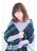 ふわくしゅパーマ☆シースルーバングスタイル