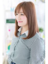 ヘアアンドビューティー ミック(Hair & Beauty miq)&nbsp;大人かわいい♪愛されカラーの王道ストレートb