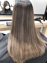 フォーク(FOLK)&nbsp;恵比寿_YAMATO_バレイヤージュ&ラベンダーベージュ