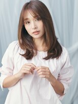 エムスラッシュ たまプラーザ(M.SLASH)&nbsp;シースルー前髪/ロングレイヤー/小顔セミディ/たまプラーザz2