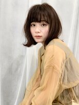 エムスラッシュ たまプラーザ(M.SLASH)&nbsp;◆ピンクアッシュ/艶カラー/くせ毛風/外ハネ/ロブ/たまプラーザz