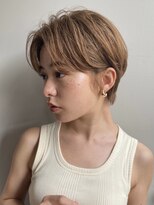 ブラウヘアアンドケア(care)&nbsp;ハンサムショート&ゴールドベージュ