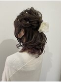 Hair Salon for D　×　ハーフアップ　