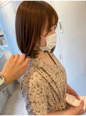 髪質改善*大人かわいい小顔ボブ*テラコッタ【Zina 梅田】