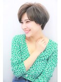 束感ショート/オーガニックカラー/ボブショート/30代40代50代