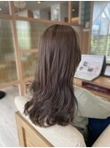 大人可愛い レイヤースタイル 【ミルクティーベージュ】20代30代