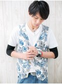 ≪mod's men≫”重軽”七三分け黒髪マニッシュP