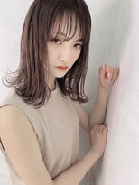 ジャム(Jam)&nbsp;切りっぱなしロブ×ラベンダーグラデーション★中村大輔