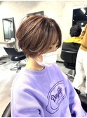 伸ばしかけショート 前下がり