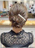 ふんわりフルアップスタイルお呼ばれヘアセット☆