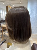 アマレット(Amaretto) 【マットグレージュ×大人ボブ】