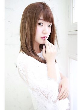 オーバーヘアー 所沢店(over hair) 【over hair】 つや髪セミディスタイル