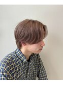 センターパートウルフ