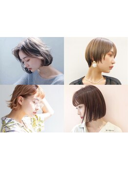 【船橋駅4分】骨格矯正ショートカット・ボブカット得意なスタイリスト在籍★カット￥3500[口コミ4.8]