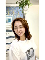 ピース トウキョウ(PEACE TOKYO)&nbsp;前髪長めの大人BOB