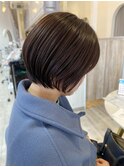 軽めショートボブ