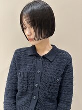 ケンジ 横浜(KENJE) リップラインボブ/前上がりボブ/髪質改善ストレート