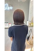 髪質改善＊ラベンダーベージュ＊外ハネボブ＊美髪【Zina札幌】