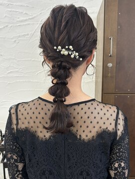 ロンド ヘアー(Rondo. Hair) 編みおろしヘアアレンジ