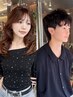 【男性女性どちらも可】カット+カラー＋クイックトリートメント ￥8500～