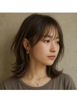 スープレックス ヘアーデザイン(SOUPREX HAIR DESIGN) SOUPREX大人ミディアム　ラベンダーグレージュ　20代 30代 40代