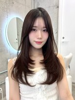 アイシー 表参道(ICY)&nbsp;ワンカールレイヤーカット/韓国ヘア/ワンホンヘア