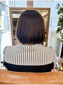 20ｃｍバッサリカット♪アレンジしやすいあごラインボブ