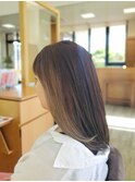 ツヤ髪ヘア／インナーカラーベージュ