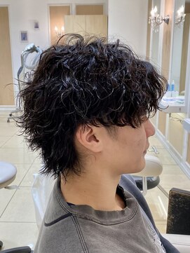 アッシュ 中目黒店(Ash) 波巻きパーマ×ウルフ