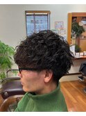 波巻きツイストスパイラルパーマ