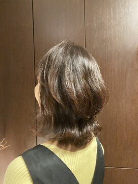 アンツ サザンリゾート 茅ヶ崎店(ANT'S Southern Resort) 30代40代50代 ミディアムヘア フェイスフレーミンング オン眉