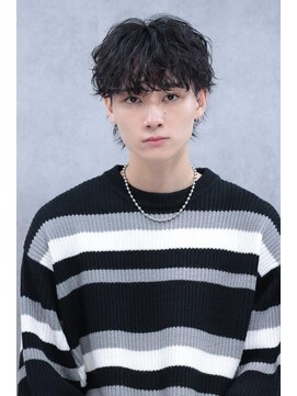 リップスヘアー 千葉(LIPPS hair) 波巻きシースルーマッシュウルフ